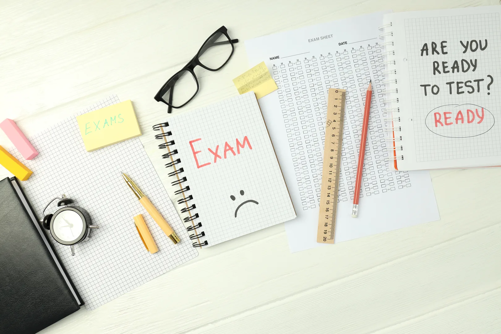 Sınav konsepti, EXAM yazılı defter optik form ve kırtasiye malzemeleri